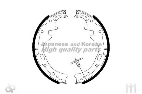 ASHUKI 1050-6301 Тормозные колодоки 