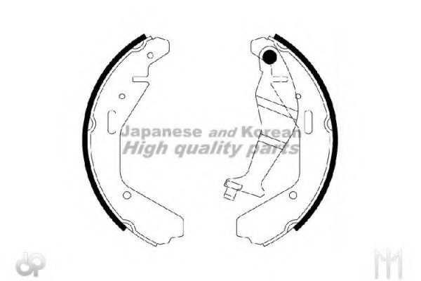 ASHUKI 1050-8208 Тормозные колодоки 