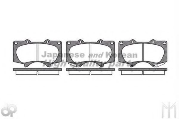 ASHUKI 1080-9012A Тормозные колодки для TOYOTA (FAW) PRADO (Тойота/тоета (фав) Прадо) ASHUKI 1080-9012A Тормозные колодки для TOYOTA (FAW) PRADO (Тойота/тоета (фав) Прадо)