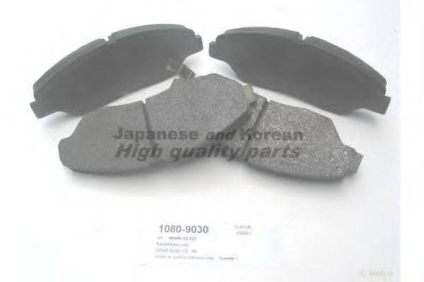 ASHUKI 1080-9030 Тормозные колодки для KIA SPORTAGE (Киа Спортейдж) ASHUKI 1080-9030 Тормозные колодки для KIA SPORTAGE (Киа Спортейдж)