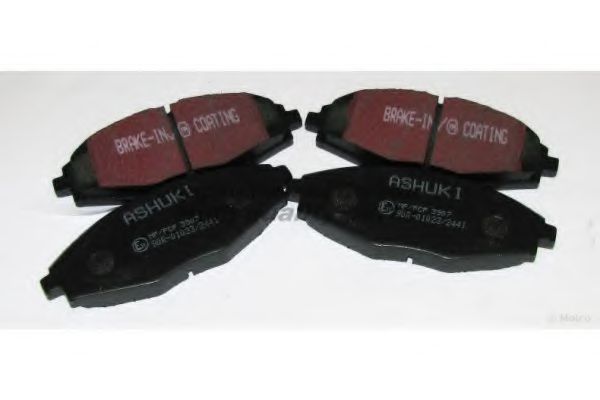 ASHUKI 1080-9090A Тормозные колодки для CHERY QQ (Чери Qq)