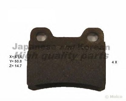 ASHUKI 1083-3030 Тормозные колодки для FORD (Форд) ASHUKI 1083-3030 Тормозные колодки для FORD (Форд)