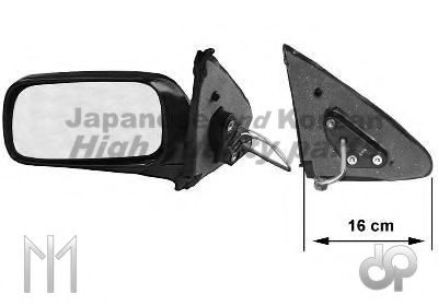 ASHUKI 3317815 Наружное зеркало, кабина водителя 963021N600 для NISSAN ALMERA I (Ниссан Альмера 1) ASHUKI 3317815 Наружное зеркало, кабина водителя 963021N600 для NISSAN ALMERA I (Ниссан Альмера 1)