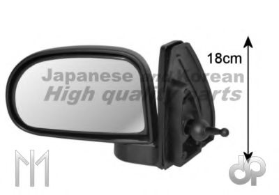 ASHUKI 8203803 Наружное зеркало, кабина водителя для HYUNDAI ATOS PRIME (Хендай Атос примэ)