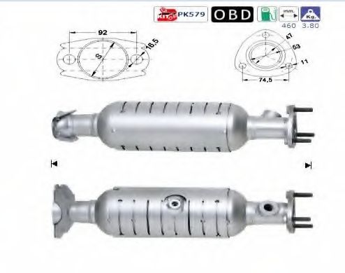 ASHUKI B509-13 Катализатор для HONDA HR-V (Хонда Хр-v) ASHUKI B509-13 Катализатор для HONDA HR-V (Хонда Хр-v)