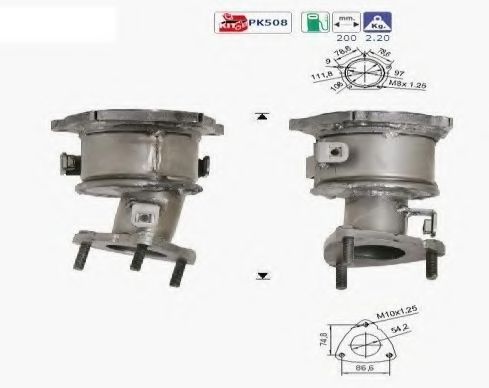 ASHUKI B541-15 Катализатор для MITSUBISHI SANTAMO (Митсубиши/митсубиси Сантамо) ASHUKI B541-15 Катализатор для MITSUBISHI SANTAMO (Митсубиши/митсубиси Сантамо)