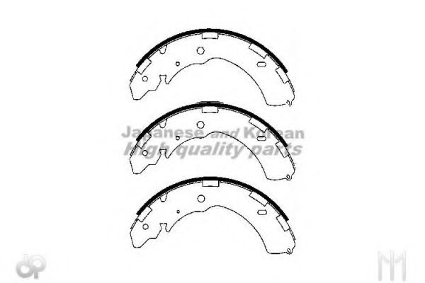 ASHUKI C011-07 Тормозные колодоки 