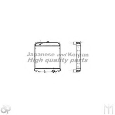 ASHUKI C556-09 Радиатор, охлаждение двигателя 