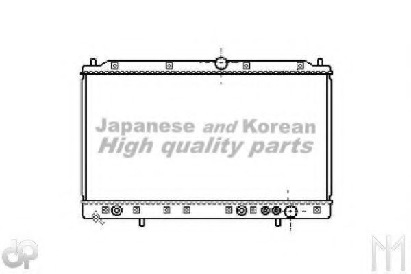 ASHUKI C557-07 Радиатор, охлаждение двигателя<br >MB605454 