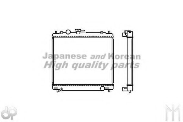 ASHUKI C557-62 Радиатор, охлаждение двигателя<br >MB890957 