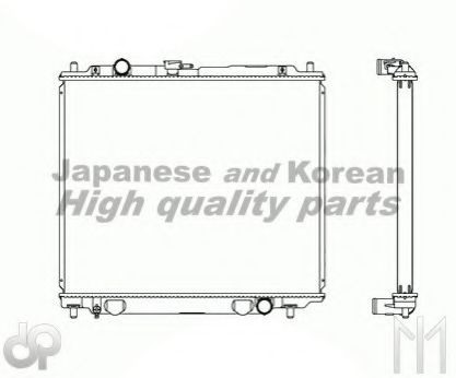 ASHUKI C557-63 Радиатор, охлаждение двигателя 