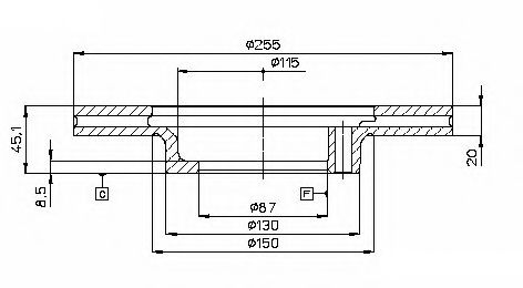 ASHUKI C652-01 Тормозной диск для MITSUBISHI MONTERO (Митсубиши/митсубиси Монтэро) ASHUKI C652-01 Тормозной диск для MITSUBISHI MONTERO (Митсубиши/митсубиси Монтэро)