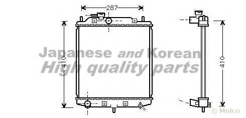 ASHUKI D551-11 Радиатор, охлаждение двигателя для DAIHATSU MIRA IV (Дайхатсу Мира иv) ASHUKI D551-11 Радиатор, охлаждение двигателя для DAIHATSU MIRA IV (Дайхатсу Мира иv)