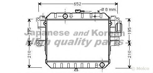 ASHUKI D551-25 Радиатор, охлаждение двигателя для DAIHATSU FEROZA HARD TOP (Дайхатсу Фэроза хард топ) ASHUKI D551-25 Радиатор, охлаждение двигателя для DAIHATSU FEROZA HARD TOP (Дайхатсу Фэроза хард топ)
