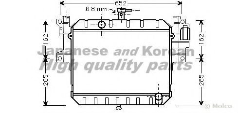 ASHUKI D551-28 Радиатор, охлаждение двигателя для DAIHATSU FEROZA HARD TOP (Дайхатсу Фэроза хард топ) ASHUKI D551-28 Радиатор, охлаждение двигателя для DAIHATSU FEROZA HARD TOP (Дайхатсу Фэроза хард топ)