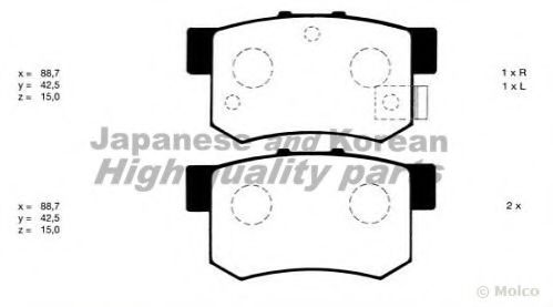 ASHUKI H026-20 Тормозные колодки для GREAT WALL HAVAL 6 (Грейтвол Хаvал 6) ASHUKI H026-20 Тормозные колодки для GREAT WALL HAVAL 6 (Грейтвол Хаvал 6)