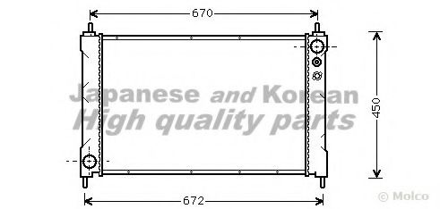 ASHUKI H552-13 Радиатор, охлаждение двигателя для ROVER (Ровер) ASHUKI H552-13 Радиатор, охлаждение двигателя для ROVER (Ровер)