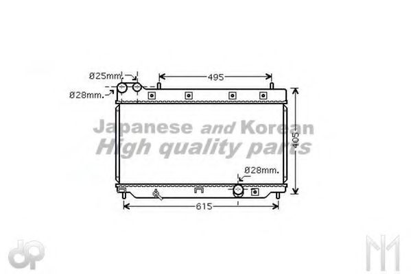 ASHUKI H557-19 Радиатор, охлаждение двигателя для HONDA FIT II (Хонда Фит 2) ASHUKI H557-19 Радиатор, охлаждение двигателя для HONDA FIT II (Хонда Фит 2)