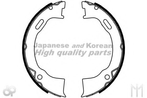 ASHUKI HRK13111 Тормозные колодоки 