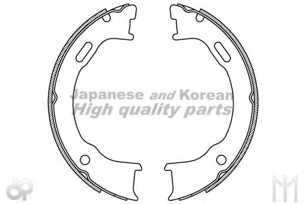 ASHUKI HRK13114 Тормозные колодоки, стояночная тормозная система для JEEP (Джип) ASHUKI HRK13114 Тормозные колодоки, стояночная тормозная система для JEEP (Джип)
