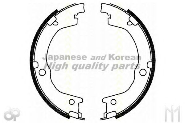ASHUKI HRK13117 Тормозные колодоки 