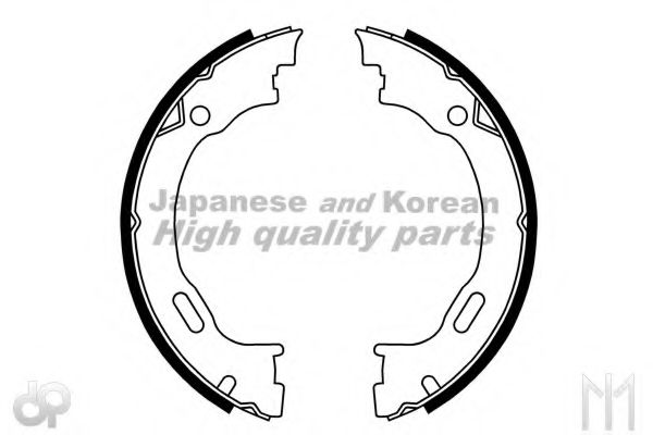ASHUKI HRK13121 Тормозные колодоки 
