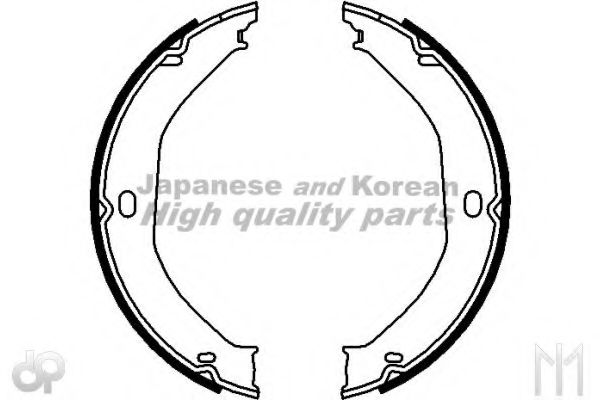 ASHUKI HRK13125 Тормозные колодоки 