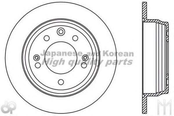 ASHUKI I033-15O Тормозной диск для KIA (Киа) ASHUKI I033-15O Тормозной диск для KIA (Киа)
