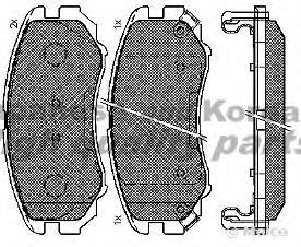 ASHUKI I042-50 Тормозные колодки для HYUNDAI SONATA III (Хендай Соната 3) ASHUKI I042-50 Тормозные колодки для HYUNDAI SONATA III (Хендай Соната 3)