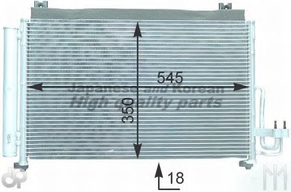 ASHUKI I200-20 Конденсатор, кондиционер для KIA RIO II (Киа Рио 2) ASHUKI I200-20 Конденсатор, кондиционер для KIA RIO II (Киа Рио 2)