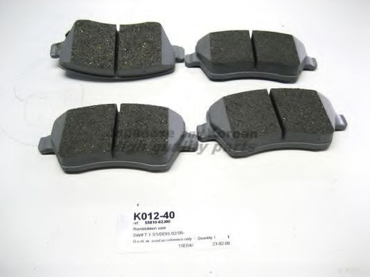 ASHUKI K012-40 Тормозные колодки для NISSAN VERSA NOTE (Ниссан Vэрса нотэ)