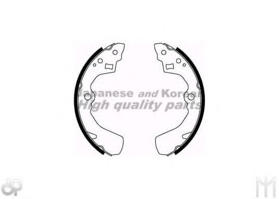 ASHUKI K014-20 Тормозные колодоки 