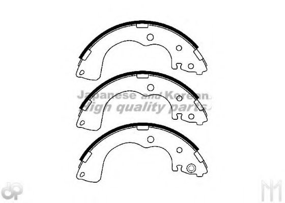 ASHUKI M068-11 Тормозные колодоки 