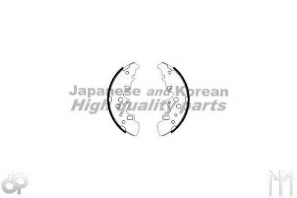 ASHUKI M068-20 Тормозные колодоки 