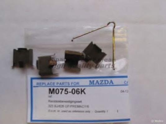 ASHUKI M075-06K Комплектующие, колодки дискового тормоза для MAZDA 323 ASTINA VI (Мазда 323 астина 6) ASHUKI M075-06K Комплектующие, колодки дискового тормоза для MAZDA 323 ASTINA VI (Мазда 323 астина 6)