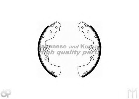 ASHUKI M077-01 Тормозные колодоки 