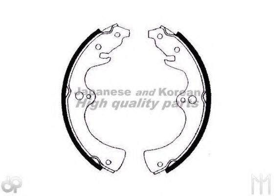 ASHUKI M079-01 Тормозные колодоки 