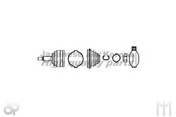 ASHUKI M155-37 Шарнирный комплект, приводной вал для MAZDA 626 III (Мазда 626 3) ASHUKI M155-37 Шарнирный комплект, приводной вал для MAZDA 626 III (Мазда 626 3)