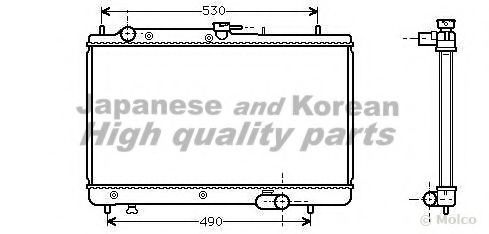 ASHUKI M551-05 Радиатор, охлаждение двигателя B6S7-15-200C для KIA MENTOR (Киа Мэнтор) ASHUKI M551-05 Радиатор, охлаждение двигателя B6S7-15-200C для KIA MENTOR (Киа Мэнтор)
