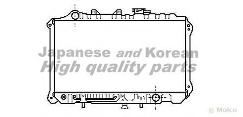 ASHUKI M559-18 Радиатор, охлаждение двигателя 