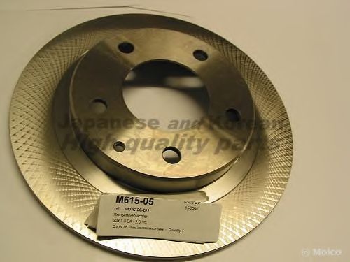 ASHUKI M615-05 Тормозной диск для MAZDA 323 F V (Мазда 323 ф5) ASHUKI M615-05 Тормозной диск для MAZDA 323 F V (Мазда 323 ф5)