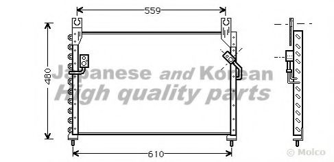 ASHUKI M981-10 Конденсатор, кондиционер для MAZDA MPV I (Мазда Мпв 1) ASHUKI M981-10 Конденсатор, кондиционер для MAZDA MPV I (Мазда Мпв 1)