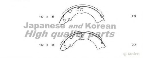 ASHUKI N011-03 Тормозные колодоки для NISSAN PULSAR I (Ниссан Пулсар и) ASHUKI N011-03 Тормозные колодоки для NISSAN PULSAR I (Ниссан Пулсар и)