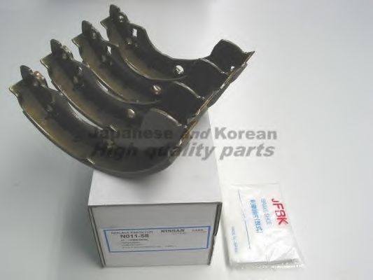 ASHUKI N011-58 Тормозные колодоки 