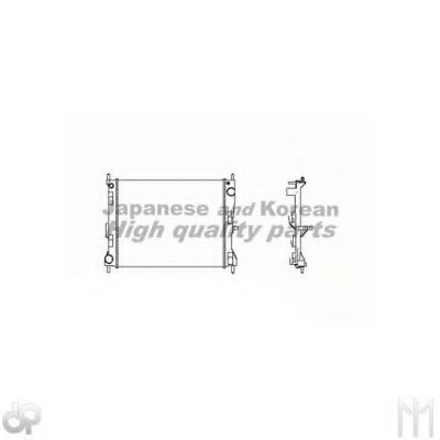 ASHUKI N651-17 Радиатор, охлаждение двигателя 