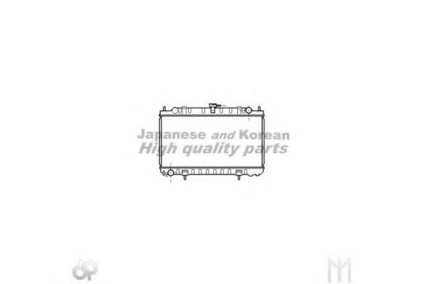 ASHUKI N651-23 Радиатор, охлаждение двигателя 