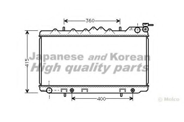 ASHUKI N652-02 Радиатор, охлаждение двигателя для NISSAN PRIMERA (Ниссан Примера) ASHUKI N652-02 Радиатор, охлаждение двигателя для NISSAN PRIMERA (Ниссан Примера)