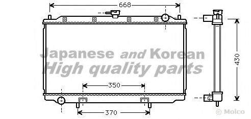 ASHUKI N652-10 Радиатор, охлаждение двигателя для NISSAN (Ниссан) ASHUKI N652-10 Радиатор, охлаждение двигателя для NISSAN (Ниссан)