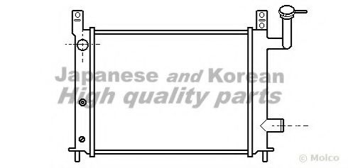 ASHUKI N656-15 Радиатор, охлаждение двигателя 