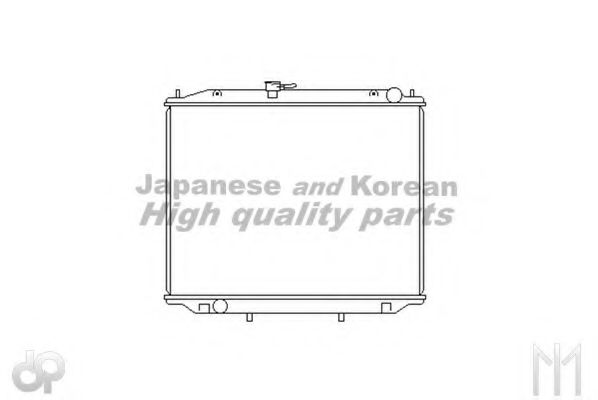 ASHUKI N656-29 Радиатор, охлаждение двигателя 